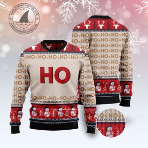 Santa Claus Where My Ho?s At G5 Couple Ugly Christmas Sweater