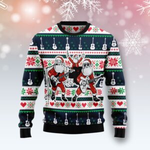 Santa Claus’s Band For Unisex Ugly Christmas Sweater