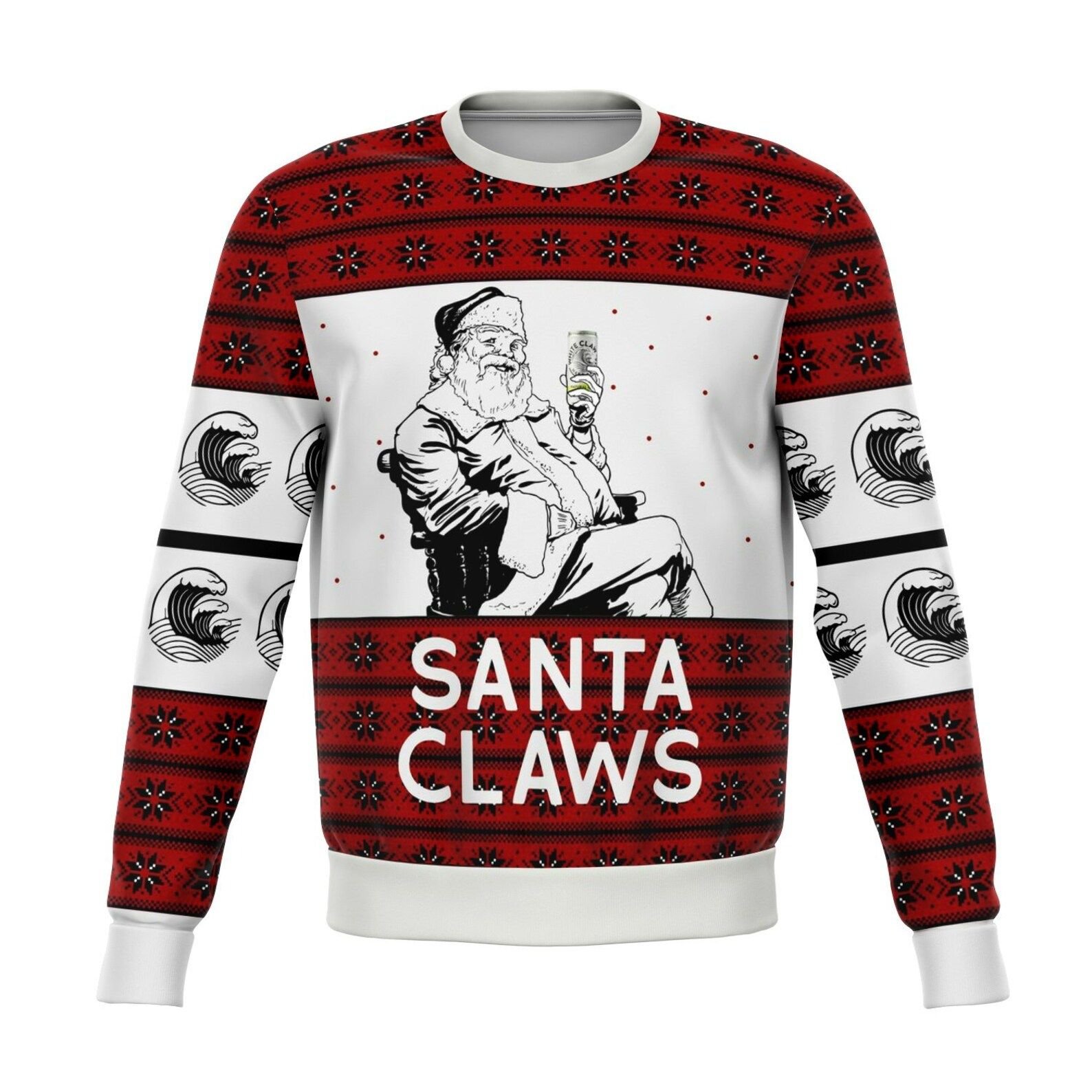 Santa Claws Ugly Christmas Sweater Santa Claws Ugly Christmas Sweater