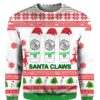 Santa Claws White Claw Ugly Christmas Sweater