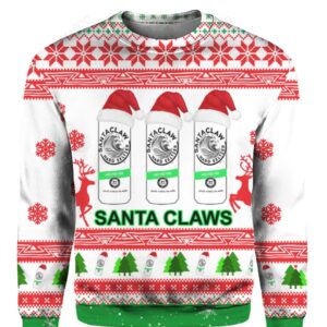 Santa Claws White Claw Ugly Christmas Sweater
