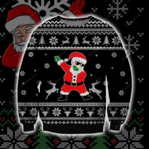 Santa Dabbing Ugly Christmas Sweater