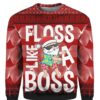 Santa Floss Like A Boss Ugly Christmas Sweater