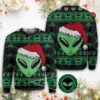 Santa Hat Aliens For Unisex Ugly Christmas Sweater
