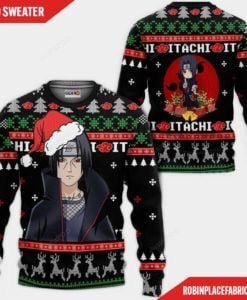 Santa Itachi Naruto Ugly Christmas Sweater