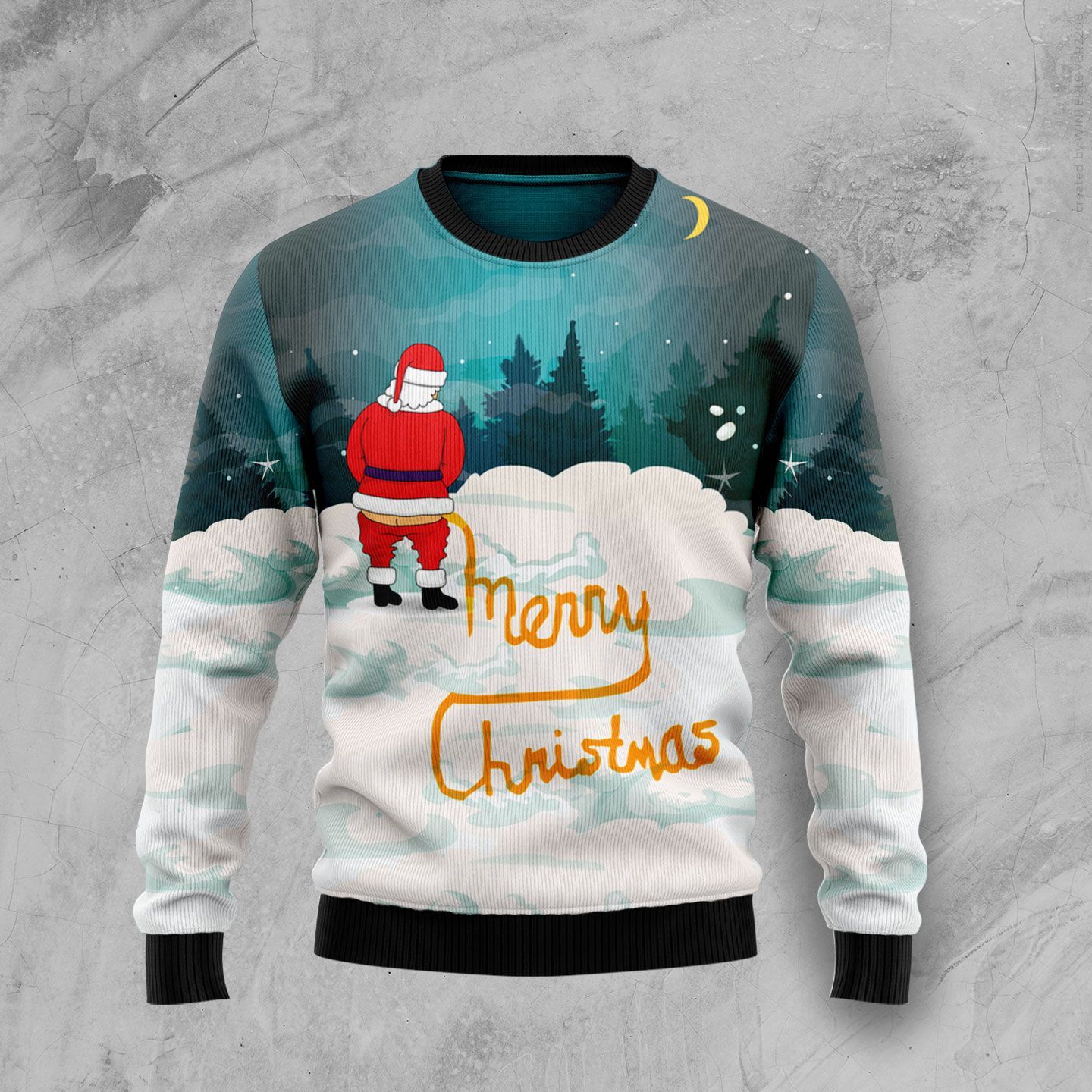 Santa Merry Christmas Ugly Christmas Sweater Santa Merry Christmas Ugly Christmas Sweater