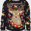 Santa Reindeer Christmas For Unisex Ugly Christmas Sweater