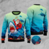 Santa Shark Ugly Christmas Sweater