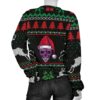 Santa Skull Black Ugly Christmas Sweater