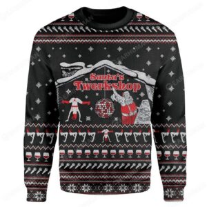 Santa’s Twerkshop Ugly Christmas Sweater