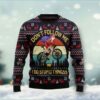 Satan Claus on Mountain Bike HT102306 Ugly Christmas Sweater unisex womens & mens