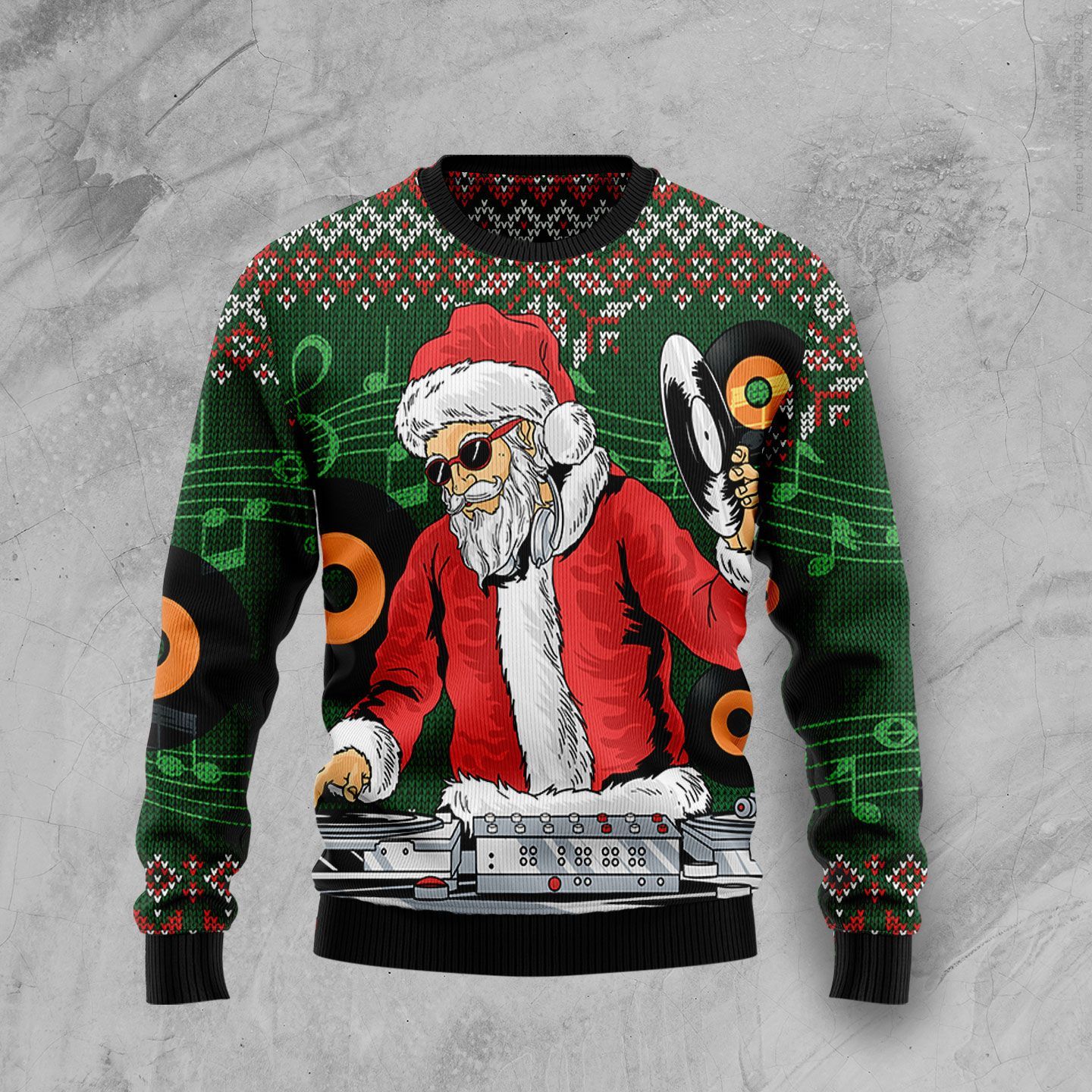 Satan Claus Ugly Christmas Sweater Satan Claus Ugly Christmas Sweater