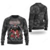 Satanic Pentagram Hail Santa Ugly Christmas Sweater