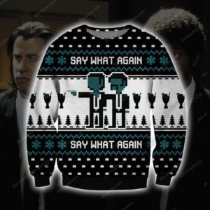 Say What Again Knitting Ugly Christmas Sweater