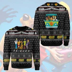 Scooby Doo Friends For Unisex Ugly Christmas Sweater