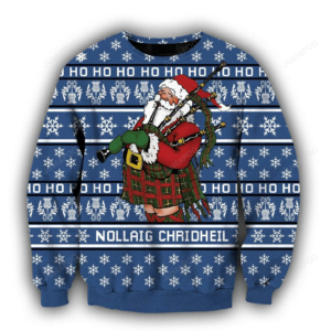 Scottish Santa Xmas Ugly Christmas Sweater