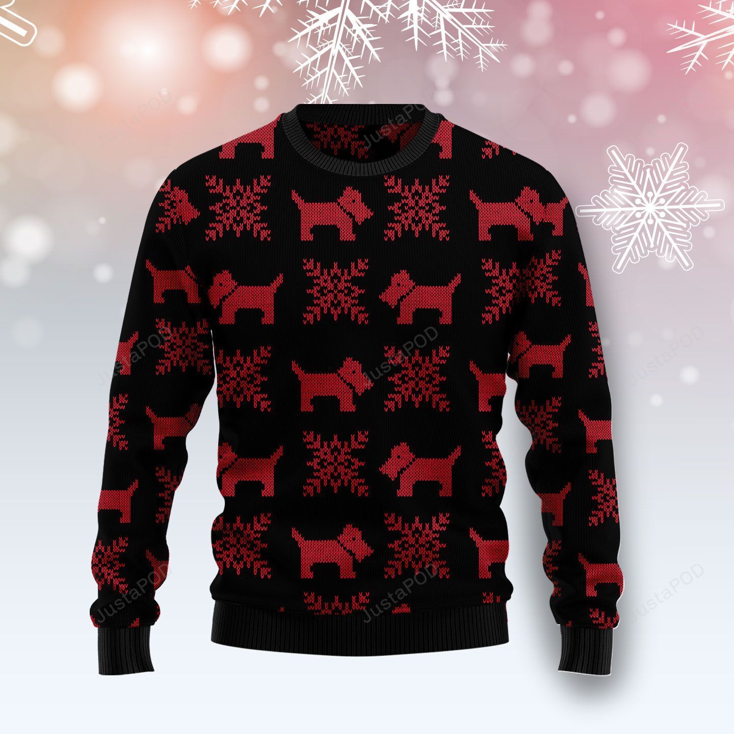 Scottish Terrier Christmas Ugly Christmas Sweater Scottish Terrier Christmas Ugly Christmas Sweater