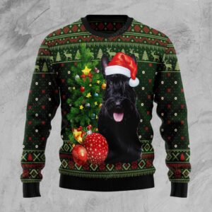 Scottish Terrier Cute For Christmas Ugly Christmas Sweater