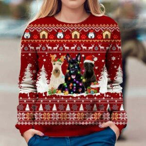 Scottish Terrier Ugly Christmas Sweater