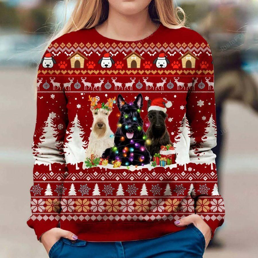 Scottish Terrier Ugly Christmas Sweater Scottish Terrier Ugly Christmas Sweater