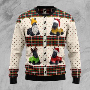 Scottish Terriers Xmas For Unisex Ugly Christmas Sweater