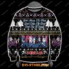 Scream 1996 3d Print Knitting Pattern Ugly Sweater