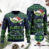 Seattle Seahawks Cute Baby Yoda Grogu Holiday Party Ugly Christmas Sweater