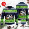 Seattle Seahawks Disney Donald Duck Mickey Mouse Goofy Personalized Ugly Christmas Sweater