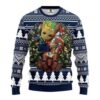 Seattle Seahawks Groot Hug Ugly Christmas Sweater