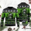 Seattle Seahawks Jack Skellington Halloween Ugly Christmas Sweater