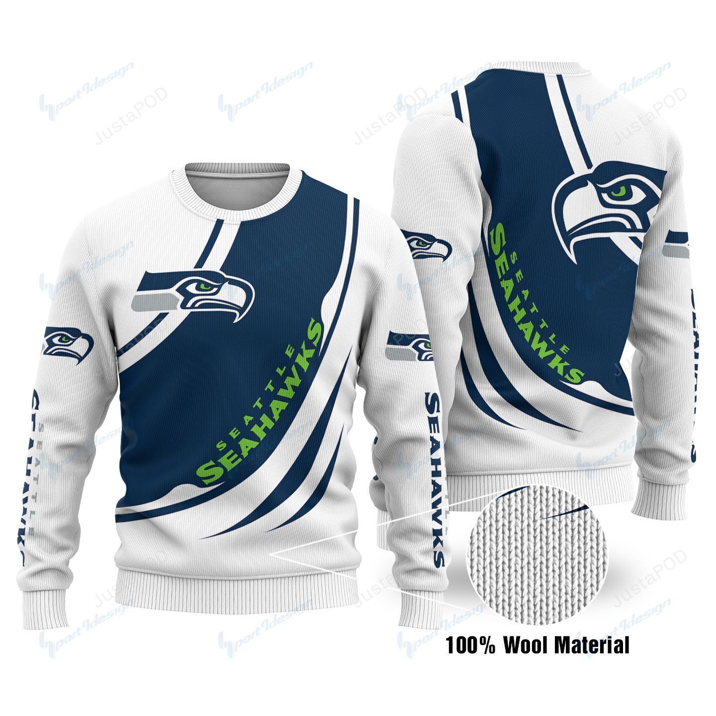 Seattle Seahawks Ugly Christmas Sweater Seattle Seahawks Ugly Christmas Sweater