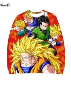 Seven Dragon Ball Ugly Christmas Sweater Seven Dragon Ball Ugly Christmas Sweater