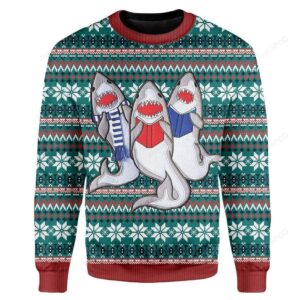 Shark Ugly Christmas Sweater