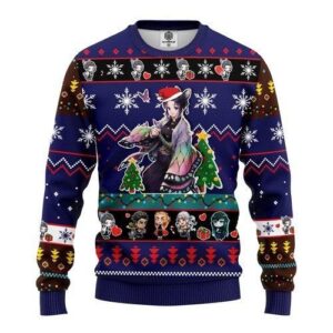 Shinobu Kocho Demon Slayer Anime Ugly Christmas Sweater