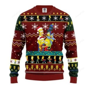 Simpson Family Ugly Christmas Sweater
