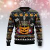 Skeleton Guitar Ugly Christmas Sweater