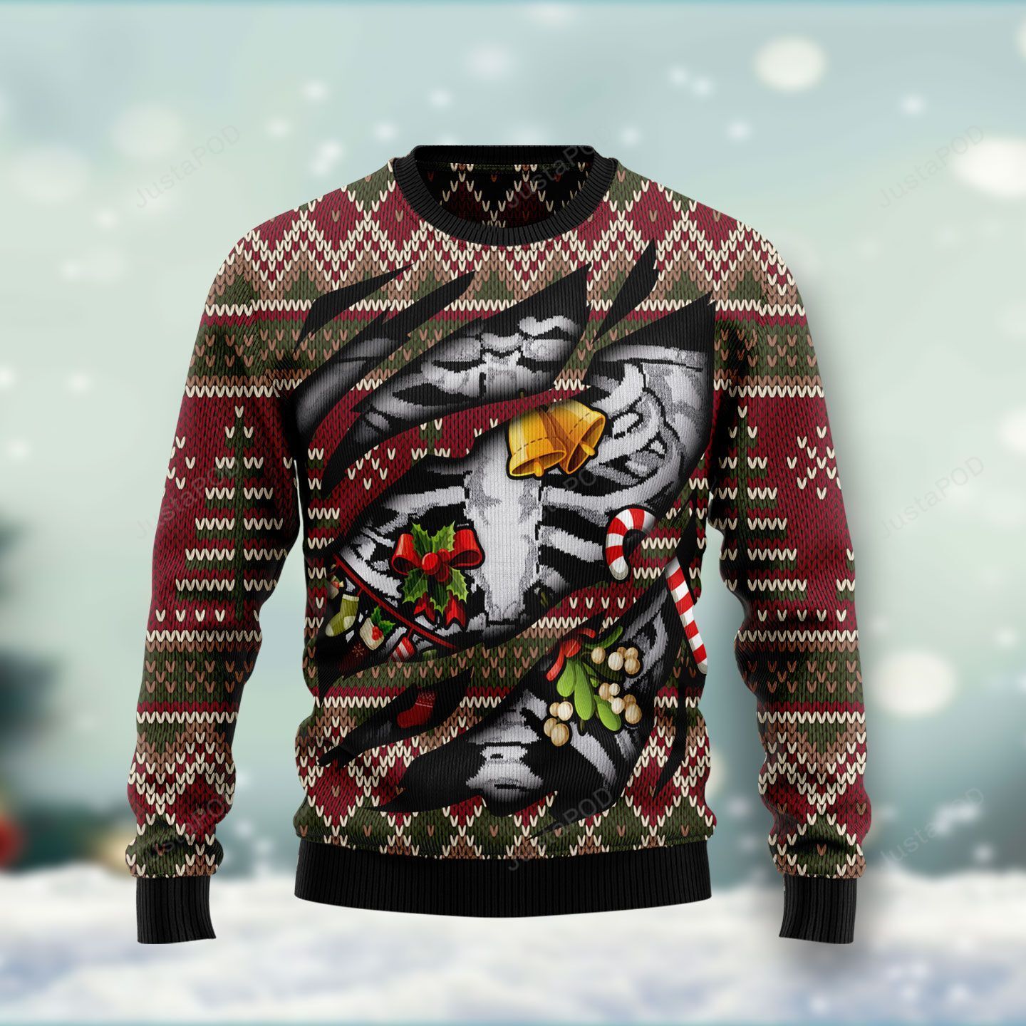 Skeleton Ugly Christmas Sweater Skeleton Ugly Christmas Sweater
