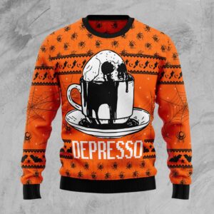 Skull Coffee Ugly Christmas Sweater