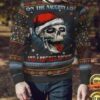Skull On The Naught List And I Regret Nothing Ugly Christmas Sweater