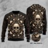 Skull Pattern Ugly Christmas Sweater