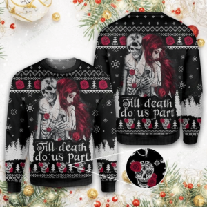 Skull Till Death Do Us Part Ugly Sweater