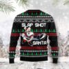 Slap Shot Santa Ugly Christmas Sweater