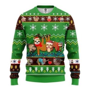 Sloth Cute For Unisex Ugly Christmas Sweater