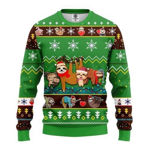 Sloth Cute For Unisex Ugly Christmas Sweater Sloth Cute For Unisex Ugly Christmas Sweater