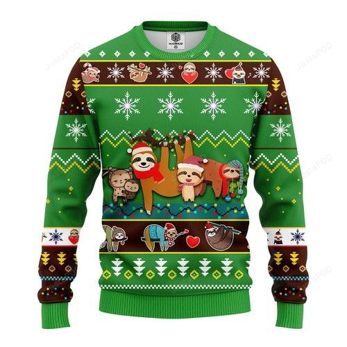 Sloth Cute Noel Ugly Christmas Sweater Sloth Cute Noel Ugly Christmas Sweater