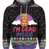 Sloth I?m Dead Inside Ugly Christmas Sweater