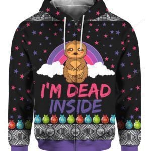 Sloth I?m Dead Inside Ugly Christmas Sweater Sloth I?m Dead Inside Ugly Christmas Sweater