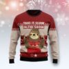Sloth Take It Slow In The Snow Ugly Christmas Sweater