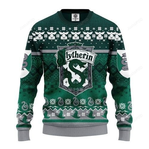 Slytherin Harry Potter Christmas For Unisex Ugly Christmas Sweater Slytherin Harry Potter Christmas For Unisex Ugly Christmas Sweater