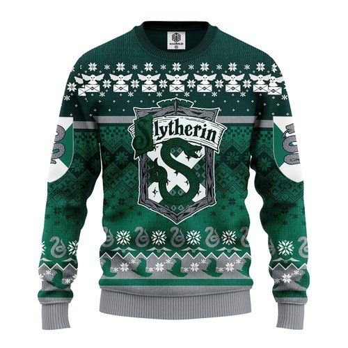 Slytherin Harry Potter For Unisex Ugly Christmas Sweater Slytherin Harry Potter For Unisex Ugly Christmas Sweater